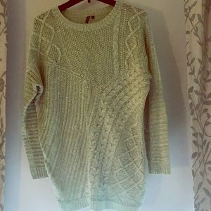 Light green knit sweater
